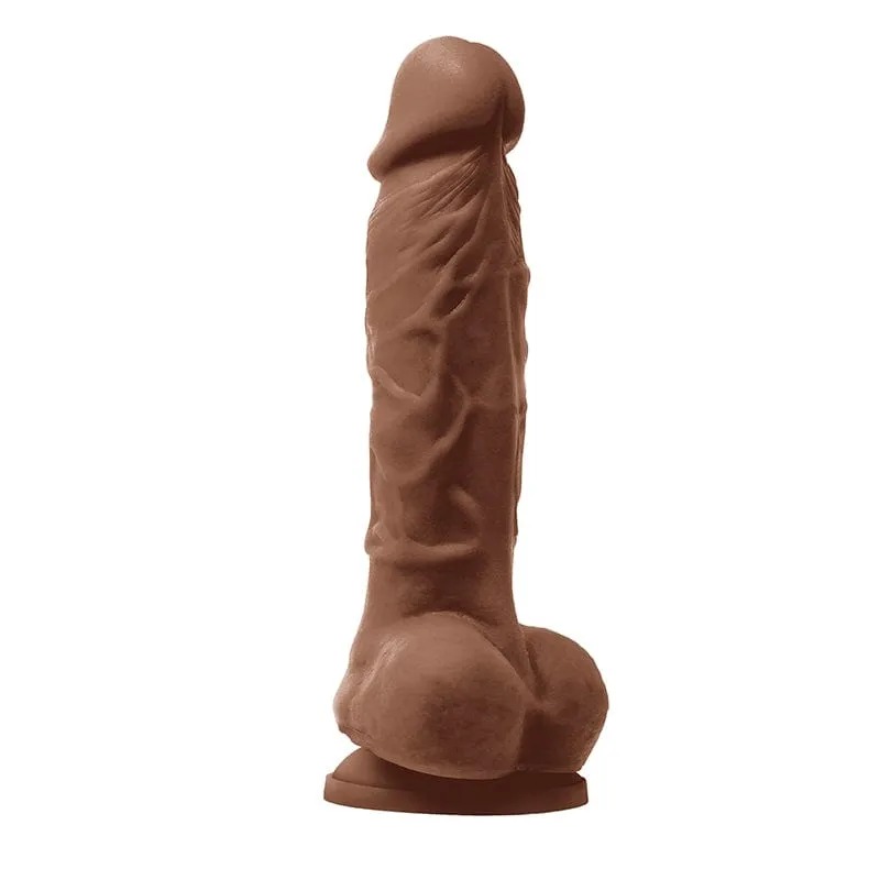 NS Novelties Colours 5″ Vibrating Brown Dildo