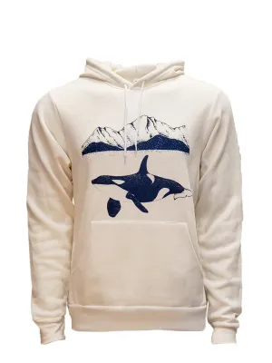 Orca Sketch Hoodie - Cream - Unisex