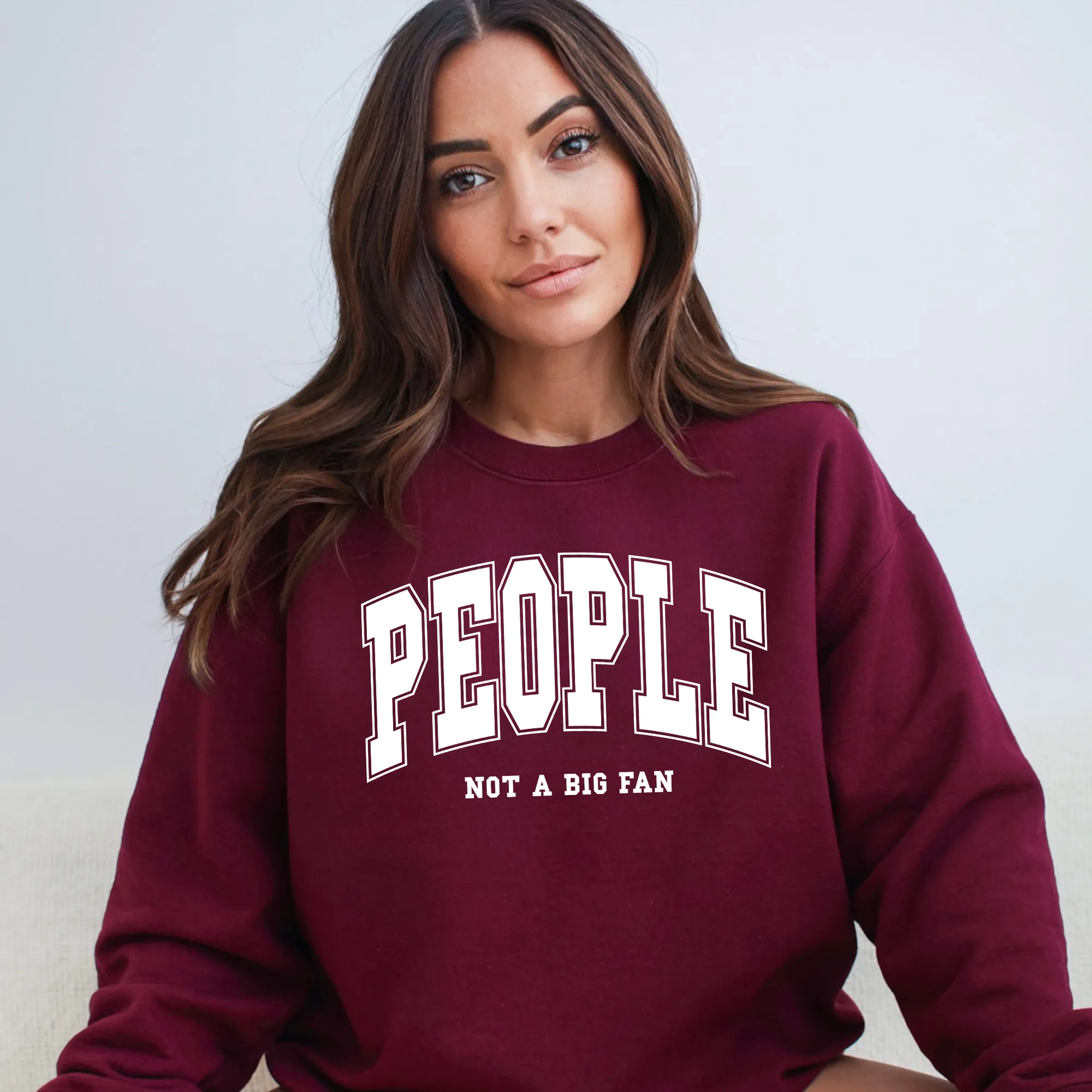 People: Not A Fan Crewneck Sweatshirt