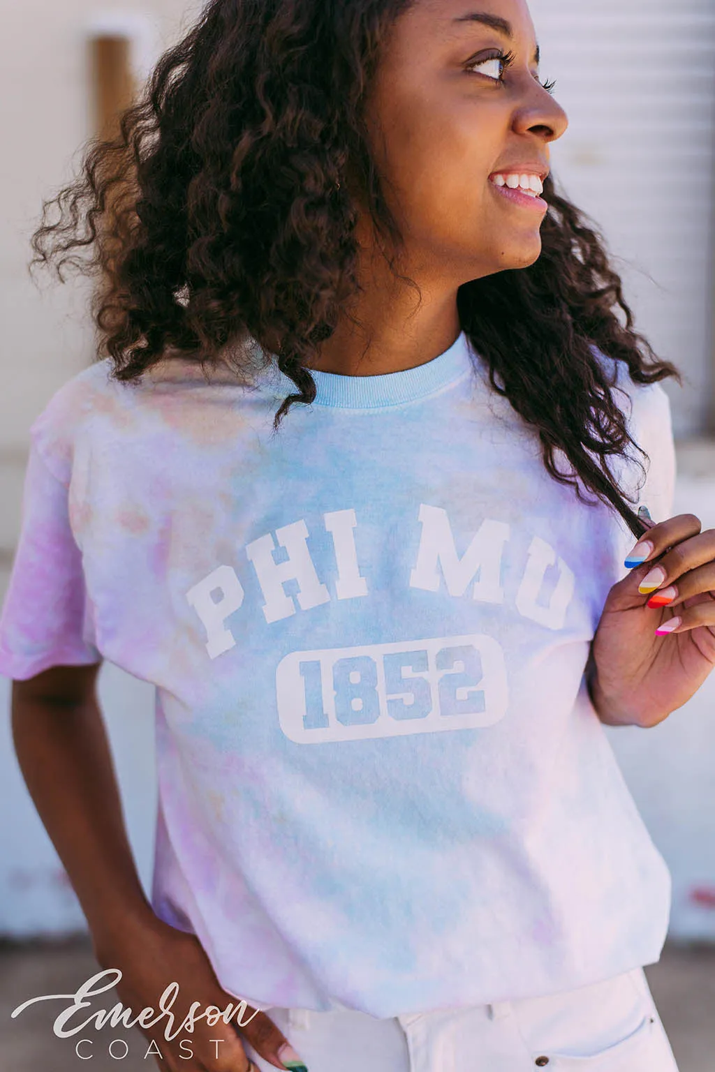 Phi Mu Pastel Tie Dye PR T-Shirt