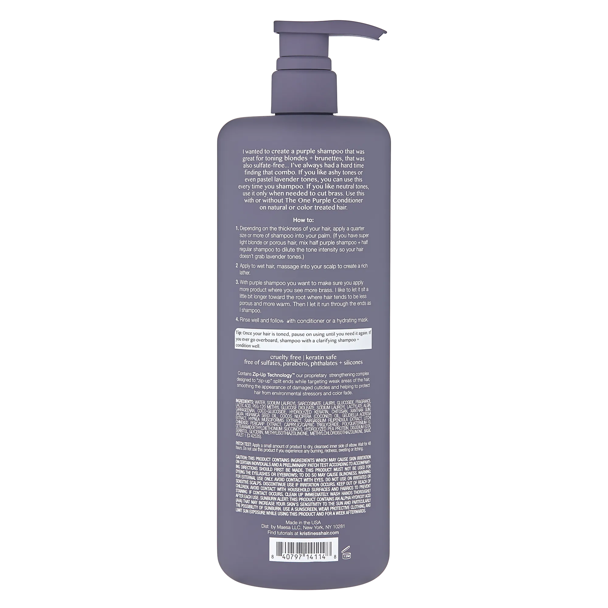 Purple Shampoo - 1 Liter