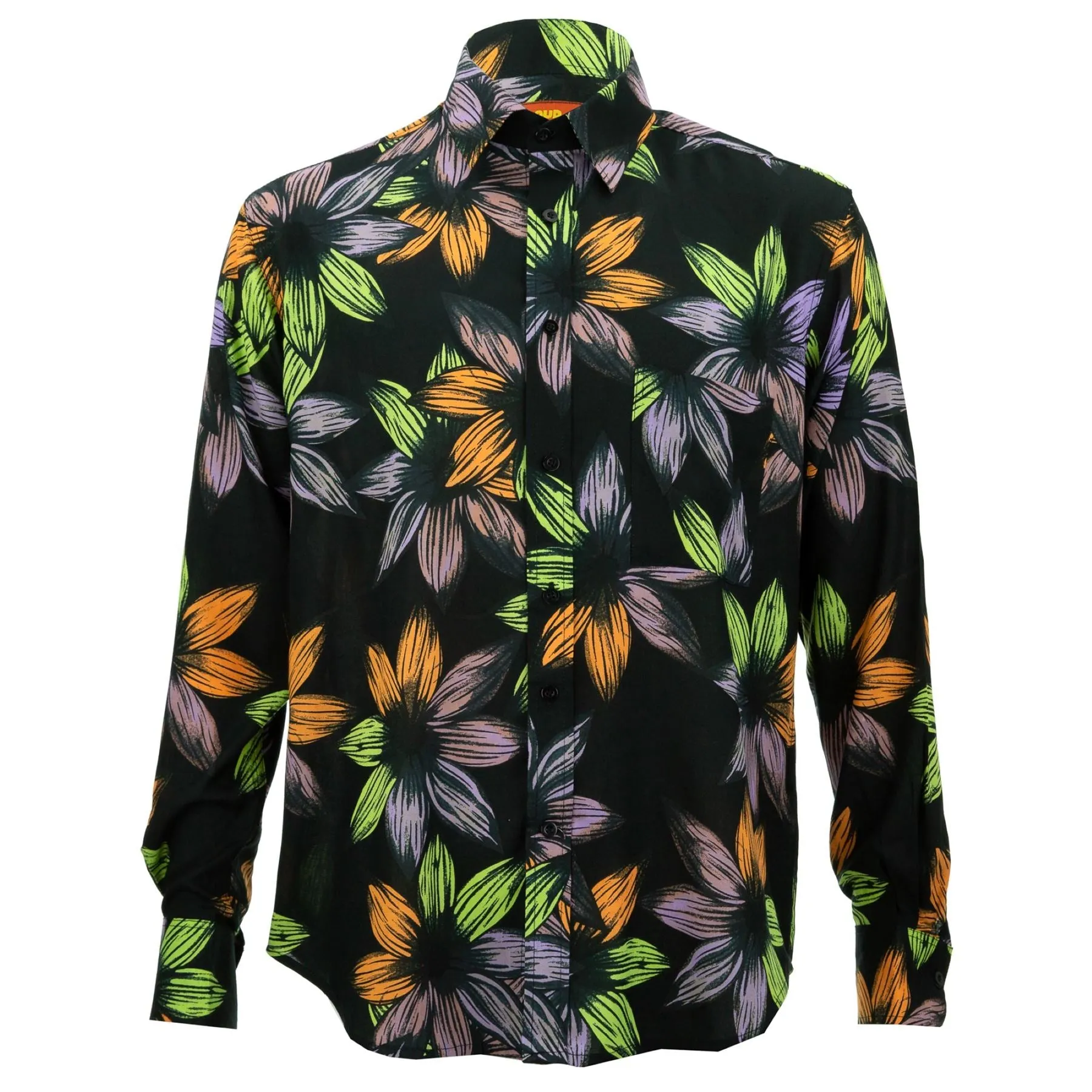 Regular Fit Long Sleeve Shirt - Wild Daffodil