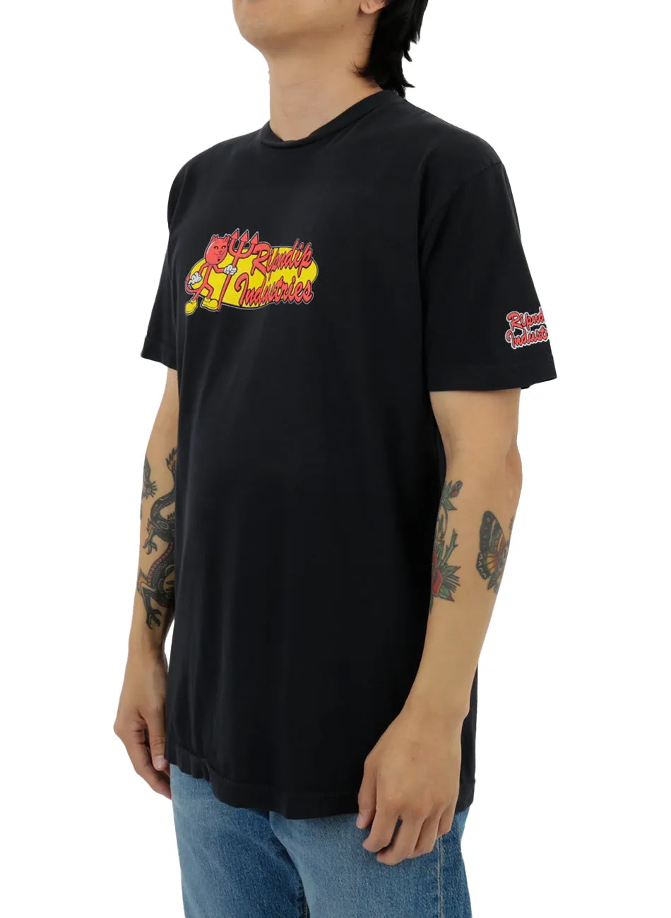 RIPNDIP Logo Crew Neck T-Shirt - Black