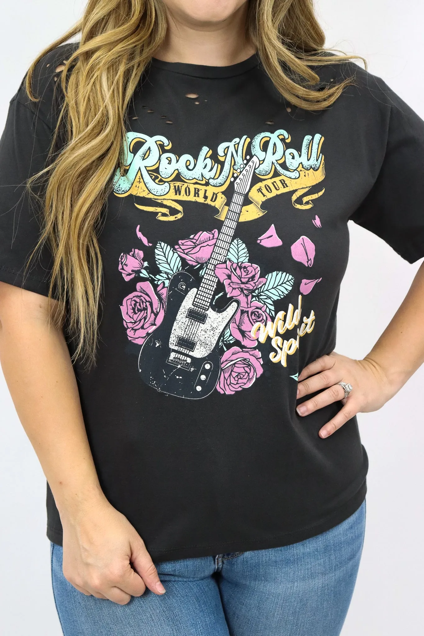 Rock & Roll World Tour Graphic Tee