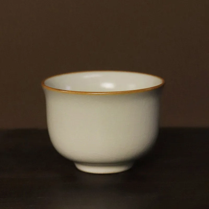 Ru Kiln Ice Crackle Retro Ceramic Tea Cup