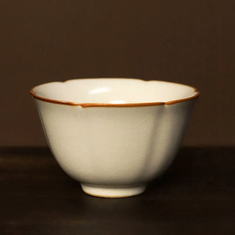 Ru Kiln Ice Crackle Retro Ceramic Tea Cup