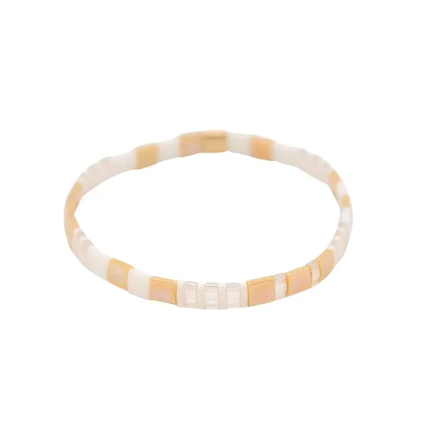 SALTED CARAMEL - Tila Bead Bracelet | ONE SIZE - X-Large