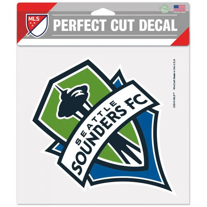 SEATTLE SOUNDERS DIE-CUT DECALS 4" X 4"