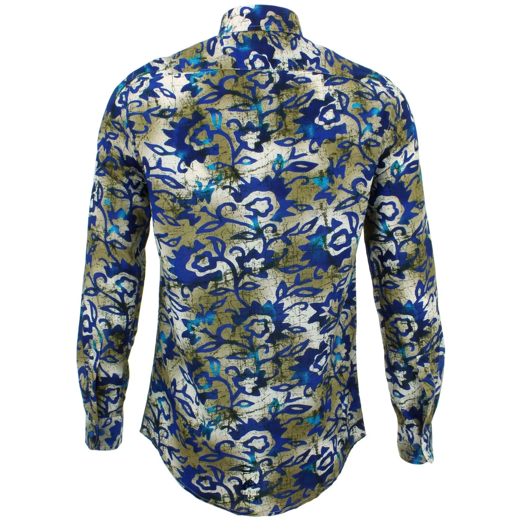 Tailored Fit Long Sleeve Shirt - Floral Blend