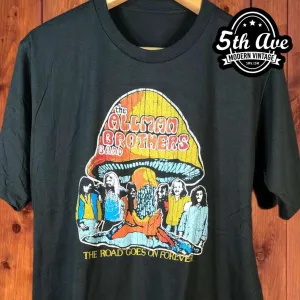 The Allman Brothers Band The Road Goes On Forever - New Vintage Band T shirt