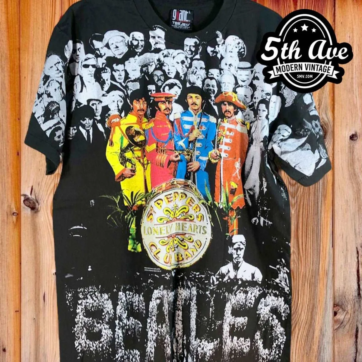 The Beatles Sgt. Pepper's Lonely Hearts Club Band - AOP all over print New Vintage Band T shirt