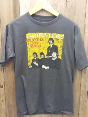 THE BEATLES TICKET TO RIDE 100% Cotton New Vintage Band T Shirt