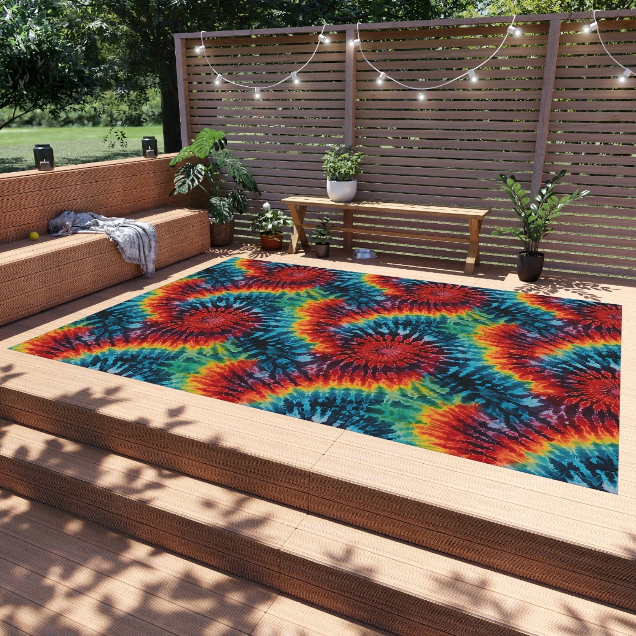 Tie Dye Rug