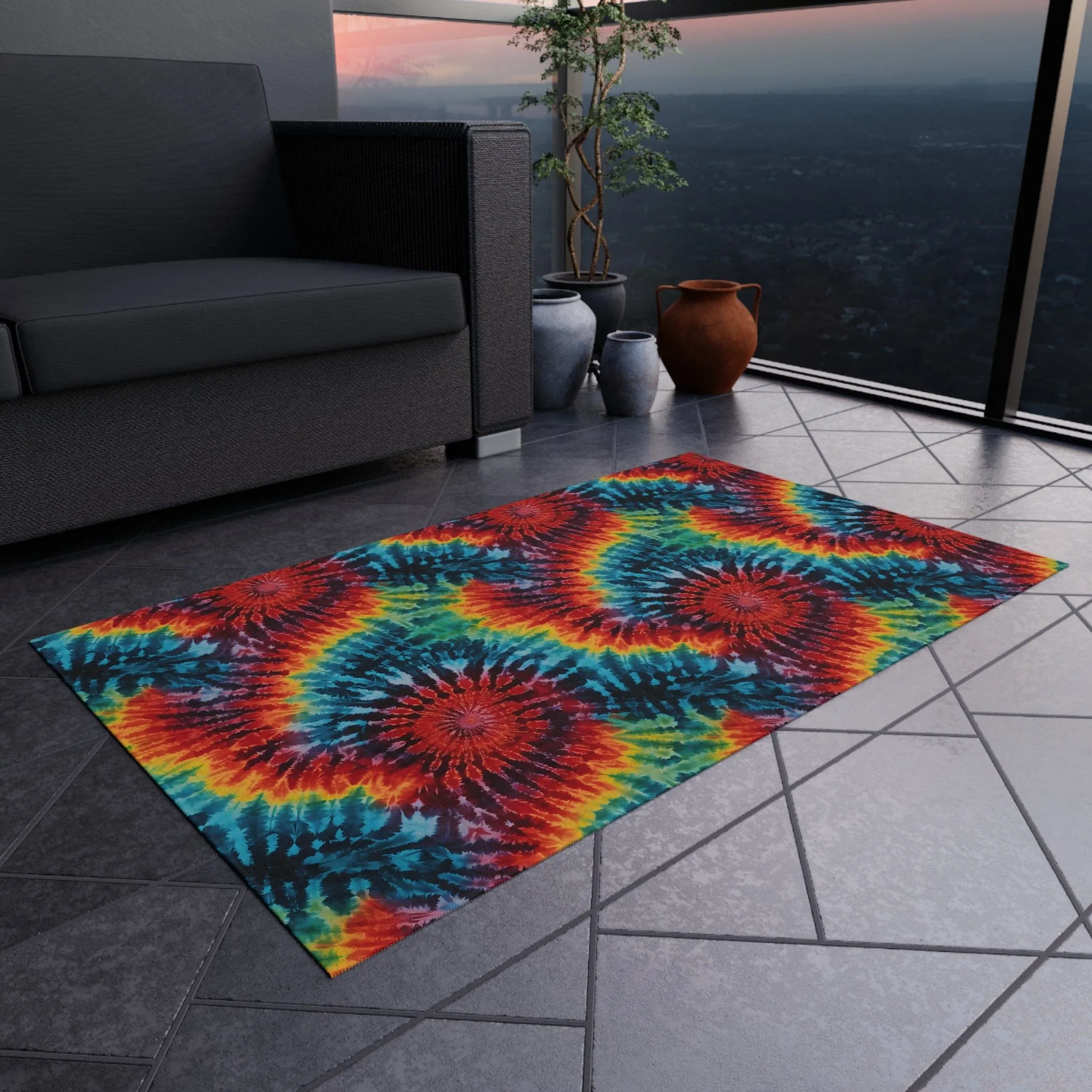 Tie Dye Rug