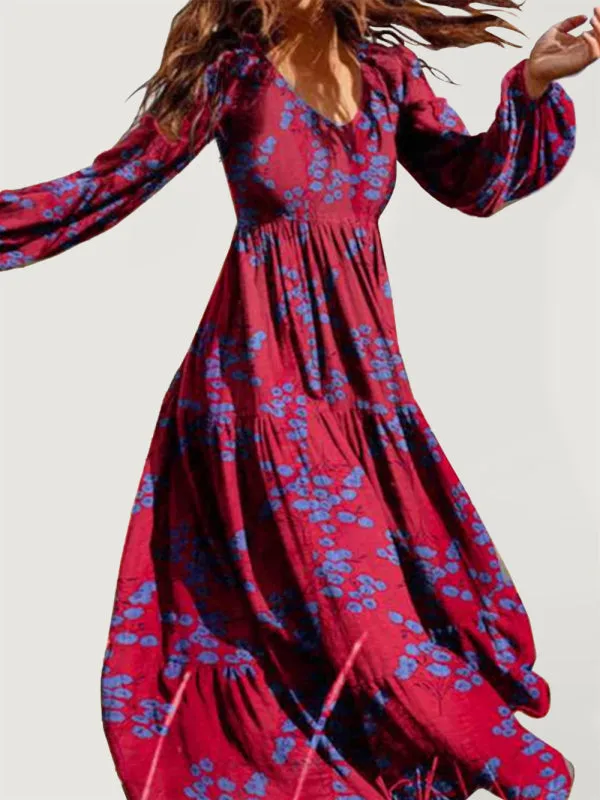 Women's Floral Print Maxi dress