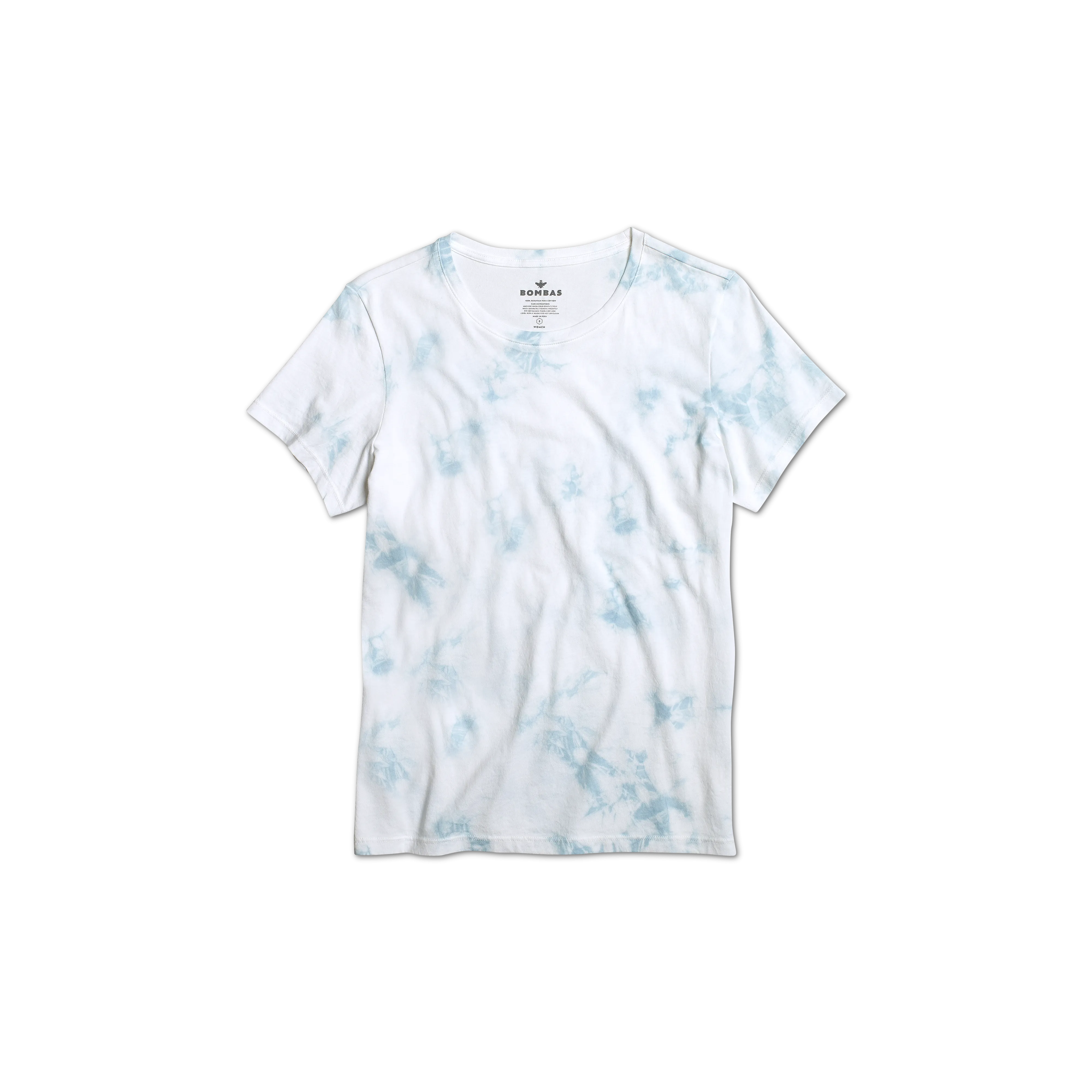 Wome's Pima Cotton Tie Dye Crew Neck T-Shirt