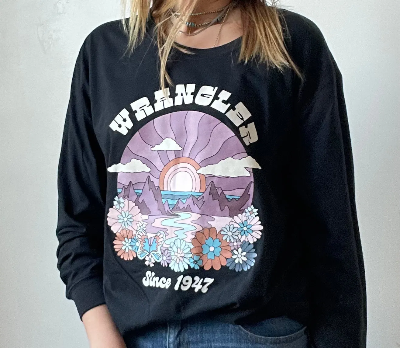 Wrangler Groovy Sky Boyfriend Tee