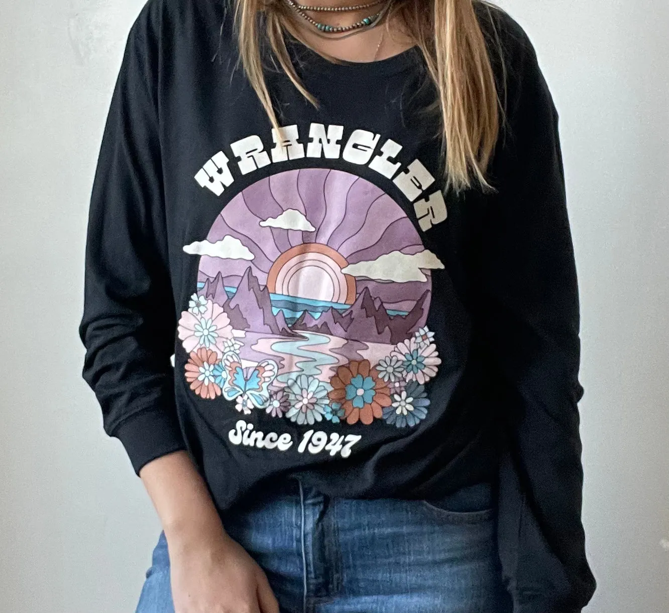 Wrangler Groovy Sky Boyfriend Tee