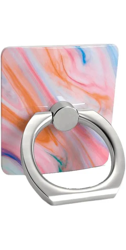 You're a Gem | Rainbow Marble Swirl Phone Ring