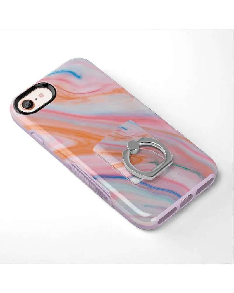 You're a Gem | Rainbow Marble Swirl Phone Ring