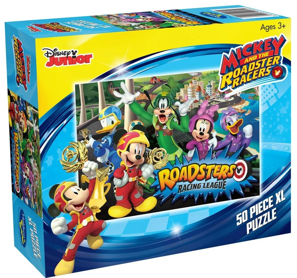 zHoldson 09934 Mickey & Roadster Racers 50pc XL Boxed